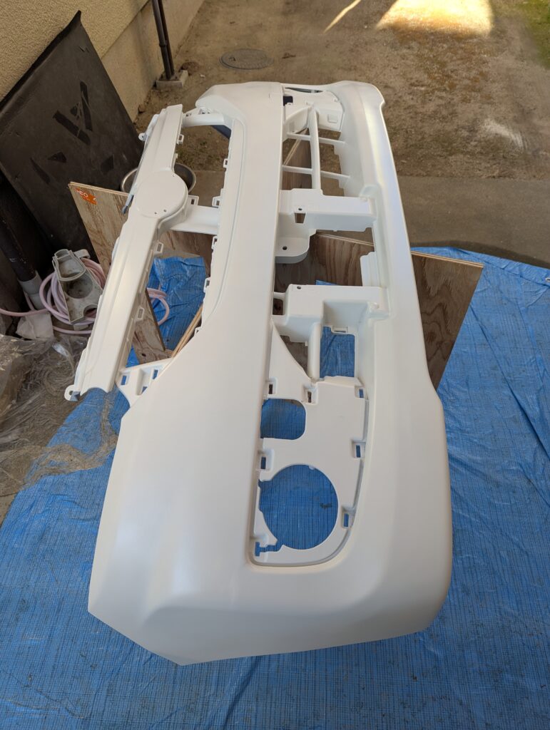 カラー・クリア塗装後の全体