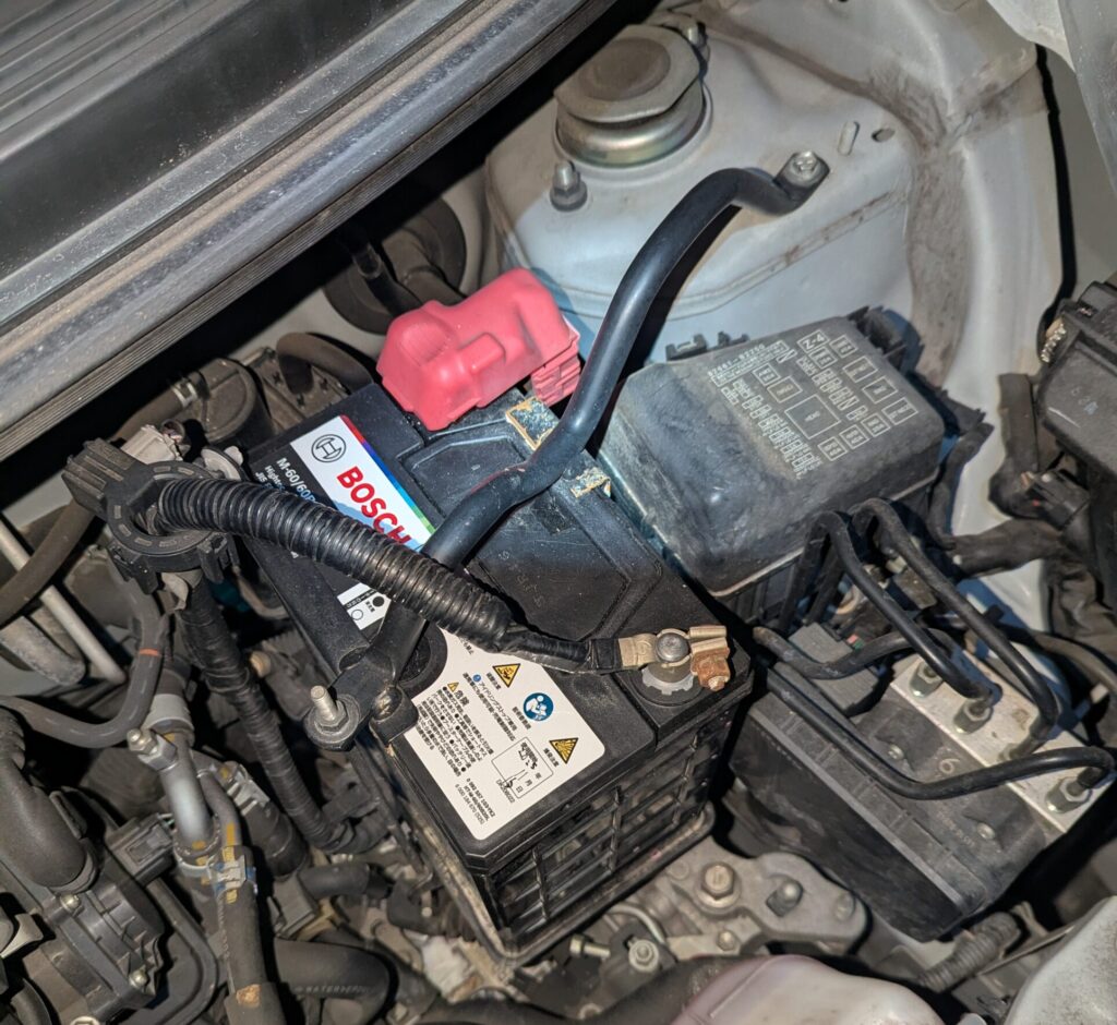 バッテリーの確認