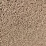 塗装したスタッコ面の写真