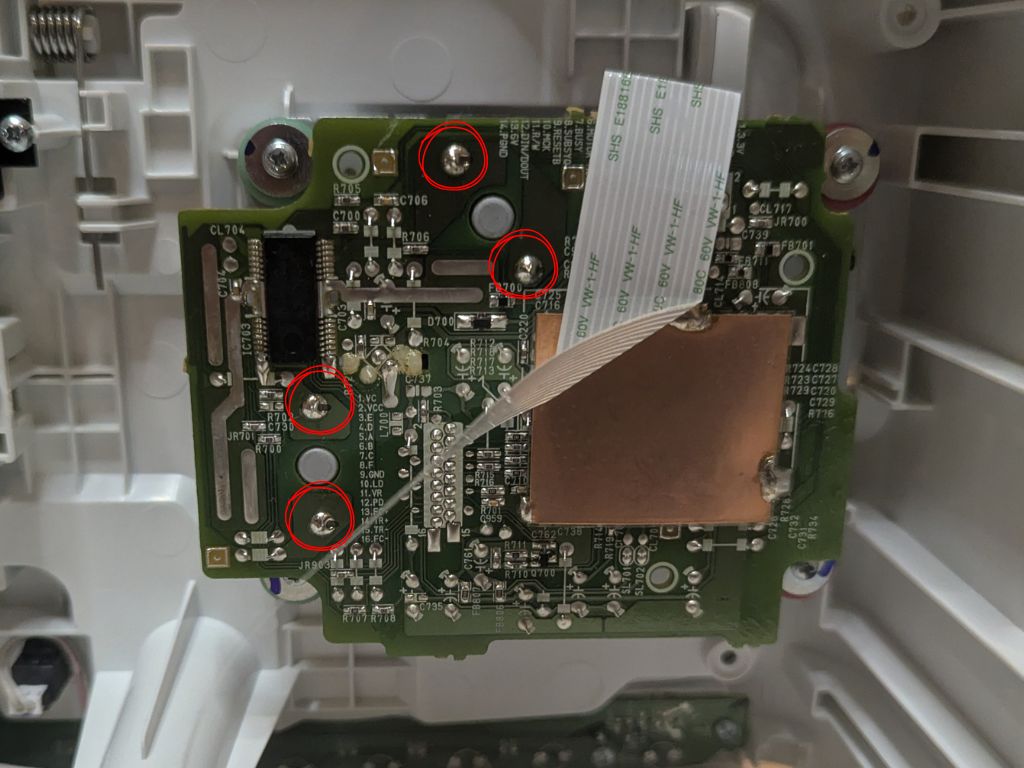 ピックアップ基盤の写真