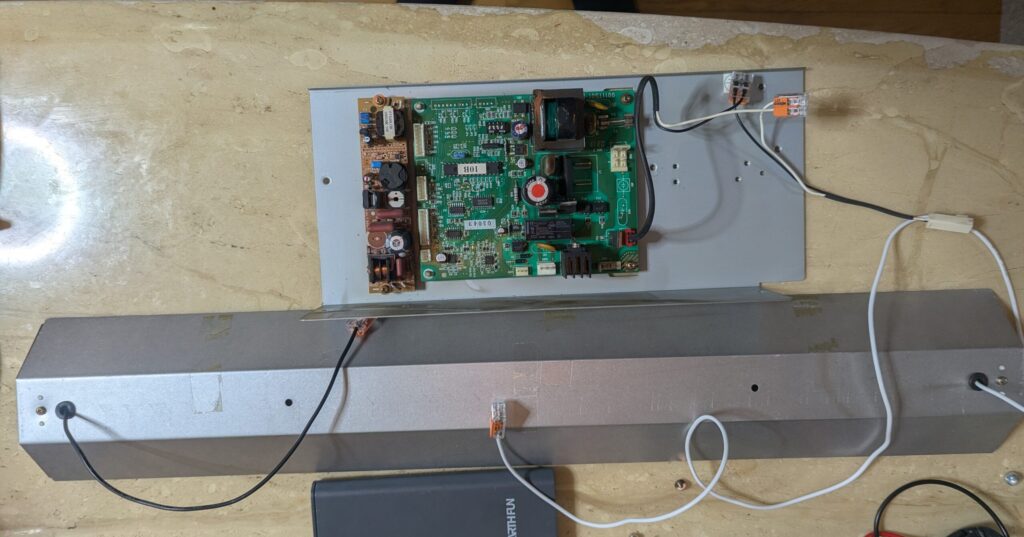 インバータ 蛍光灯 LED化 バイパス結線した基板
